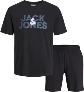 Jack&Jones Herrenset - T-Shirt und Shorts JACULA Standard Fit 12255000 Black S
