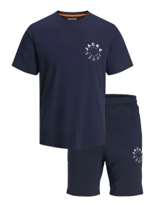 Jack&Jones PACK - T-Shirt und Shorts JJWARRIOR Regular Fit 12251407 Navy blazer S