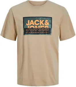 Jack&Jones T-Shirt für Herren JCOLOGAN Standard Fit 12253442 Crockery S