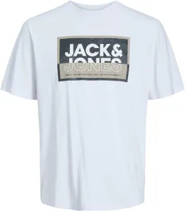 Jack&Jones T-Shirt für Herren JCOLOGAN Standard Fit 12253442 White L