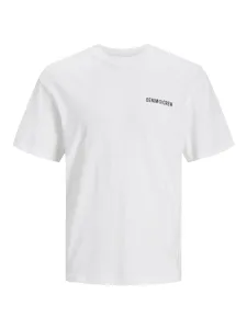 Jack&Jones T-Shirt für Herren JJGROW Relaxed Fit 12248615 White L