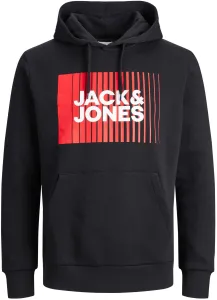Jack&Jones PLUS Herren Sweatshirt JJEBASIC 12236331 Black 4XL