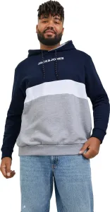 Jack&Jones PLUS Herren Sweatshirt Regular Fit 12236900 Navy Blazer 3XL