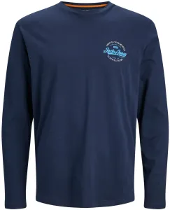 Jack&Jones PLUS Herren T-Shirt JJMIKK Regular Fit 12245501 Navy Blazer 5XL