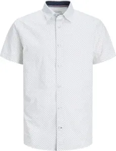 Jack&Jones PLUS Herrenhemd JJPLAIN Slim Fit 12254851 White 3XL