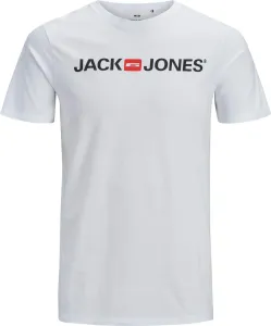 Jack&Jones PLUS JJECORP Regular Fit Herren T-Shirt 12184987 White 3XL