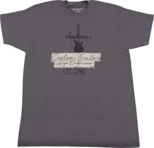 Jackson T-Shirt Custom Guitar Charcoal XL