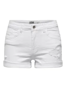 Jacqueline de Yong Damen Shorts JDYBLUME Tight Fit 15293951 White L
