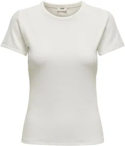 Jacqueline de Yong Damen T-Shirt JDYSOLAR Regular Fit 15314449 Cloud Dancer S