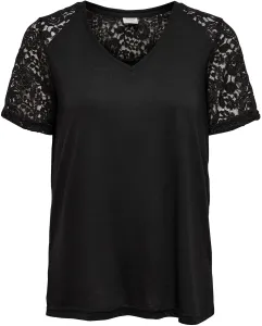 Jacqueline de Yong Damen T-Shirt JDYSTINNE Regular Fit 15212447 Black XS