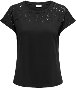 Jacqueline de Yong Damen T-Shirt JDYVIVA Regular Fit 15318216 Black XL