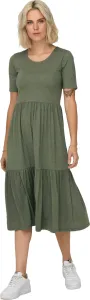 Jacqueline de Yong Damenkleid JDYDALILA Loose Fit 15195291 Deep Lichen Green XL