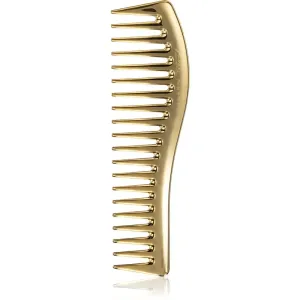 Janeke Gold Line Wavy Comb for Gel Application Haarkamm zum Auftragen von Gel-Produkten 18,5 x 5 cm 1 St