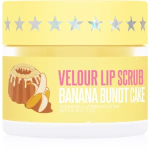 Jeffree Star Cosmetics Banana Fetish Velour Lip Scrub Zucker-Peeling für Lippen Banana Bundt Cake 30 g