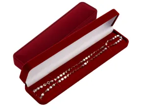JK Box Elegante Geschenkbox für Armband oder Halskette HB-9/R/A10