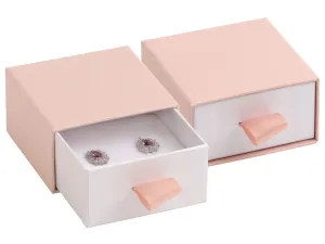 JK Box Puderrosa Geschenkbox für ein Schmuckset DE-4/A5/A1