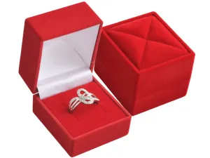 JK Box Ring-Geschenkbox aus Samt RE-02/A7