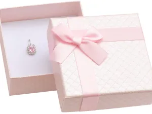 JK Box Rosa Geschenkbox für Schmuck AT-5/A5
