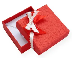 JK Box Rote Geschenkbox mit Schleife GS-5/A7