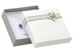 JK Box Schmuck-Geschenkbox mit Blume KF-5/A3
