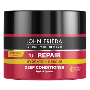 John Frieda Full Repair Hydrate+Rescue regenerierender Conditioner mit Tiefenwirkung mit feuchtigkeitsspendender Wirkung 250 ml