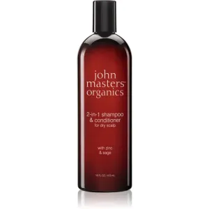John Masters Organics Scalp 2 in 1 Shampoo with Zinc & Sage Shampoo und Conditioner 2 in 1 473 ml