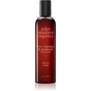 John Masters Organics Scalp 2 in 1 Shampoo with Zinc & Sage Shampoo und Conditioner 2 in 1