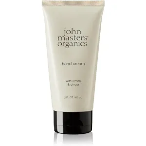 John Masters Organics Lemon & Ginger Hand Cream feuchtigkeitsspendende Creme für die Hände 60 ml