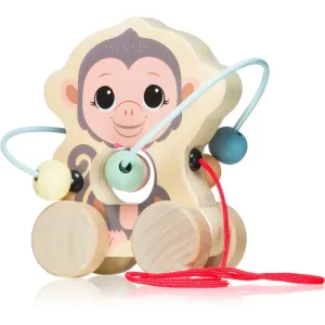 Jouéco The Wildies Family Monkey Activity Spielzeug aus Holz 12 m+ 1 St