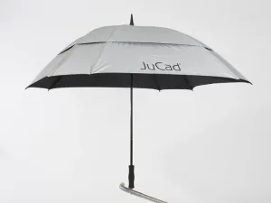 Jucad Telescopic Umbrella Windproof With Pin Silver
