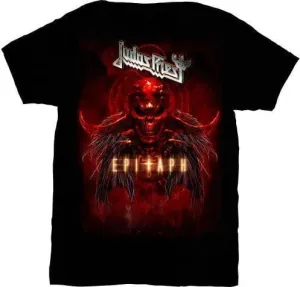 Judas Priest T-Shirt Epitaph Red Horns Herren Black M