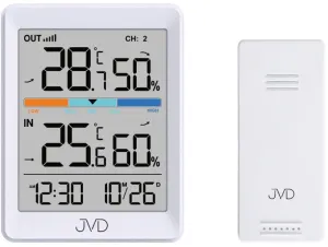 JVD Digitaluhr mit Thermometer und Hygrometer T3340.2