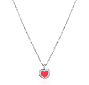 JVD Romantische Silber-Halskette Herz SVLN0628SH2RO38 (Kette, Anhänger)