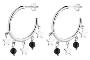 JVD Silber runde Ohrringe mit Anhängern SVLE0896XH2ON00