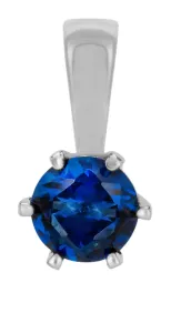JVD Silberanhänger mit blauem Zirkon SVLP0685XH2M100