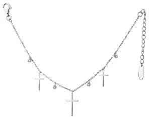 JVD Silberkette mit Kreuzen SVLN0143XH2BI40