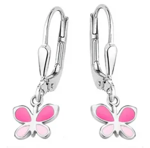 JVD Silberne Ohrringe Schmetterlinge SVLE0395SH2MO00