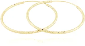 JVD Vergoldete Silber Ohrringe Kreise SVLE0216XD5GO 2 cm