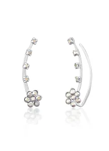 JwL Luxury Pearls Blumen Längsohrringe mit Kristallen JL0722