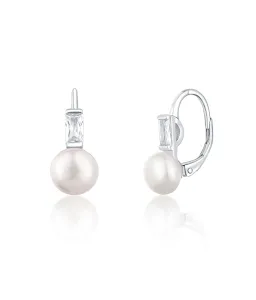 JwL Luxury Pearls Charmante Silberohrringe mit echten Perlen JL0716