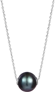 JwL Luxury Pearls Damen Halskette mit echter schwarzer Perle JL0582 (Kette, Anhänger)