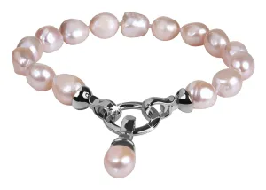 JwL Luxury Pearls Armband aus echten rosa Perlen JL0556