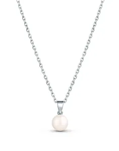JwL Luxury Pearls Feine Silberkette mit echter Perle JL0835 (Halskette, Anhänger)