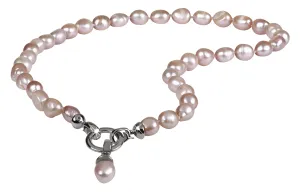 JwL Luxury Pearls Halskette aus echten rosa Perlen JL0555