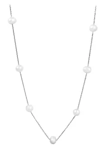 JwL Luxury Pearls Halskette aus zarten 11 echten Perlen JL0355