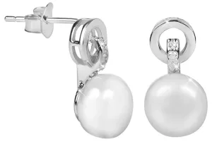 JwL Luxury Pearls Ohrringe mit weißer echter Perle JL0503