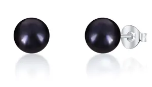 JwL Luxury Pearls Ohrstecker aus echten schwarzen Perlen JL0707