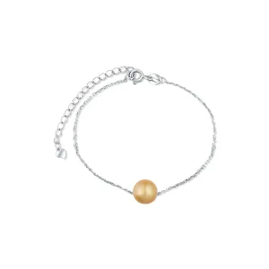 JwL Luxury Pearls Silberarmband mit Goldperle aus Südpazifik JL0728