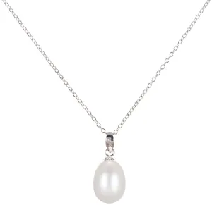JwL Luxury Pearls Silber Halskette mit echter Perle JL0436 (Halskette, Anhänger) 45 cm