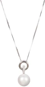 JwL Luxury Pearls Silber Halskette mit echter Perle JL0454 (Halskette, Anhänger)